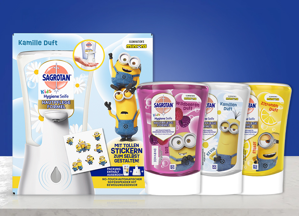 Sagrotan Kids Seifen Produkte