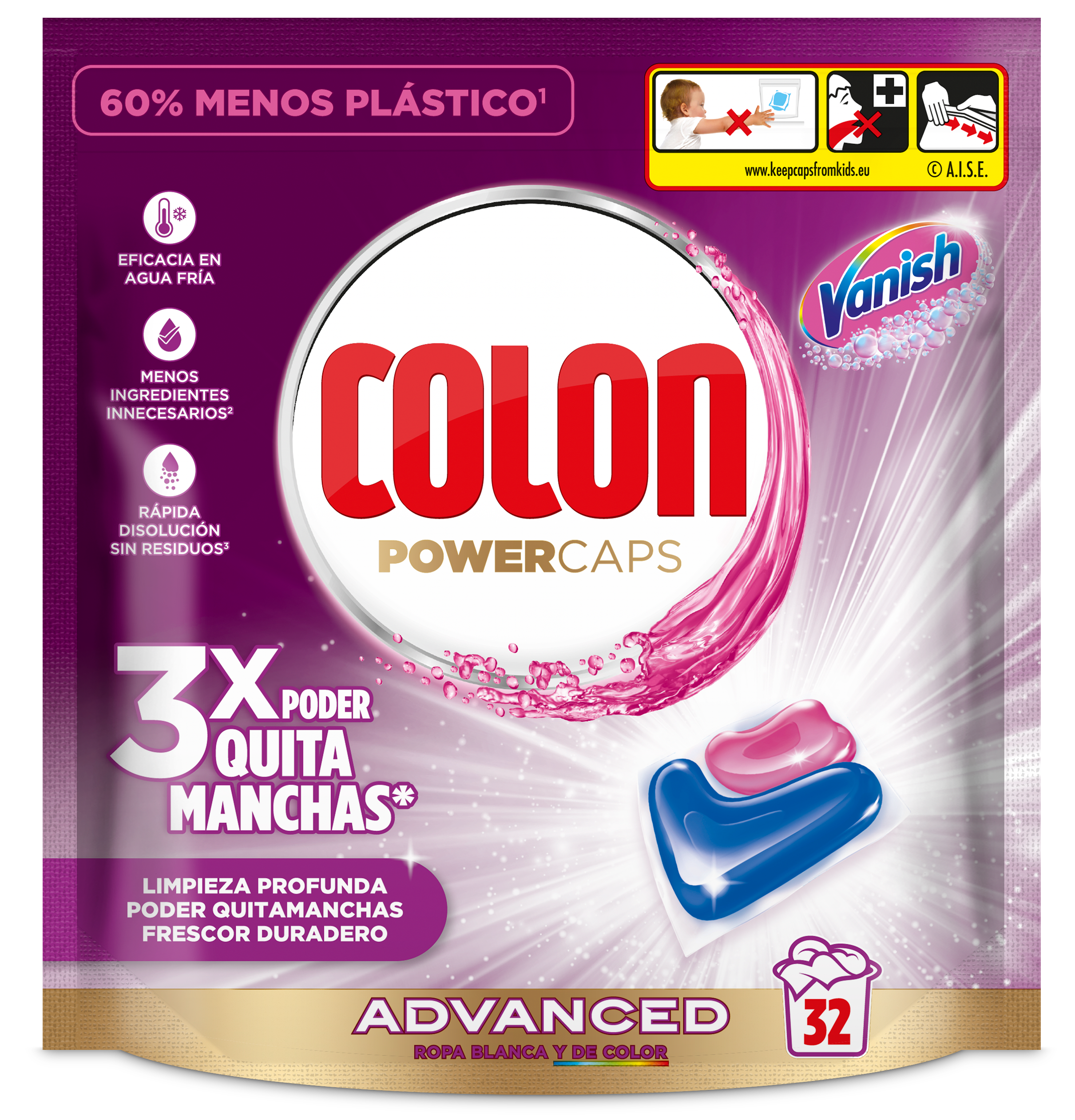 COLON TOTAL POWER GEL Caps Vanish