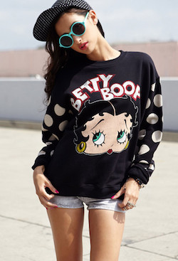 Betty boop sweatshirt cheap forever 21