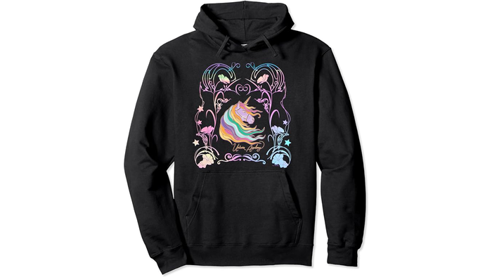 Unicorn Academy Enchanting Graphic Logo Pullover Hoodie, Spin Master