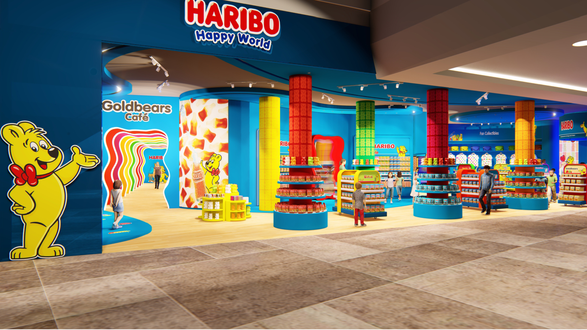 HARIBO　ハリボーディスプレイ HARIBO Floor Display Caribbean 