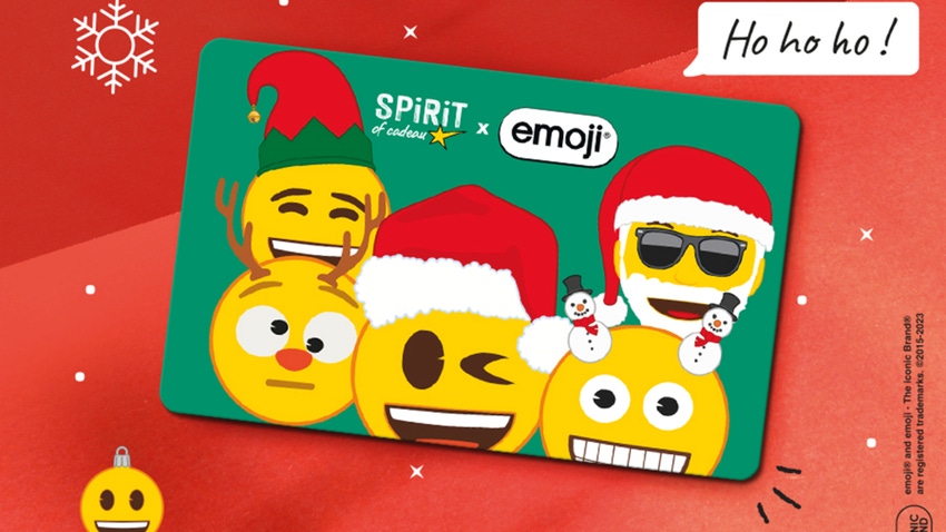 emoji brand-designed gift cards, Spirit of Cadeau, emoji