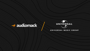 Promotional image for the Audiomack and UMG announcement.