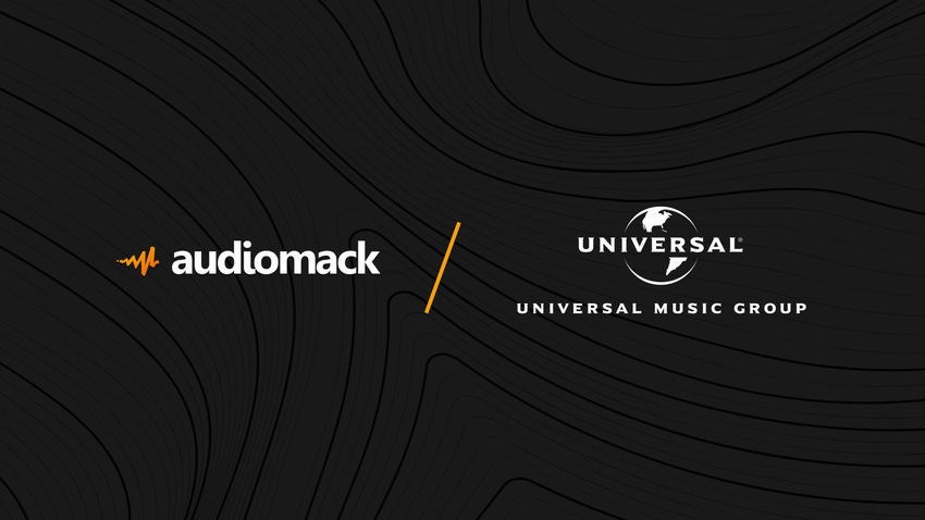 Promotional image for the Audiomack and UMG announcement.