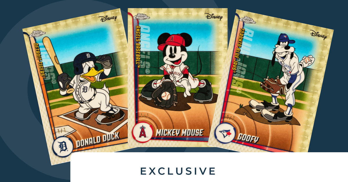 New Disney x Topps Chrome Trading Cards Feature MLB New Disney x Topps Chrome Trading Cards Feature MLB