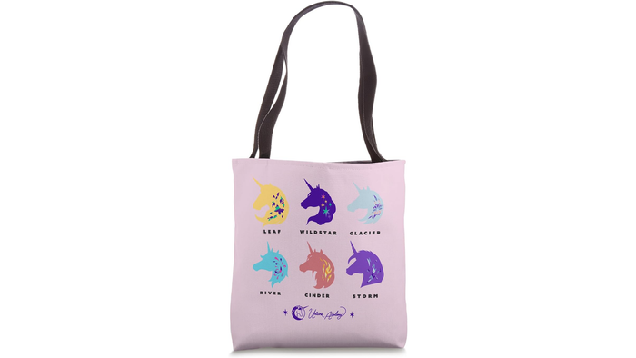 Unicorn Academy Silhouettes Graphic Tote Bag, Spin Master