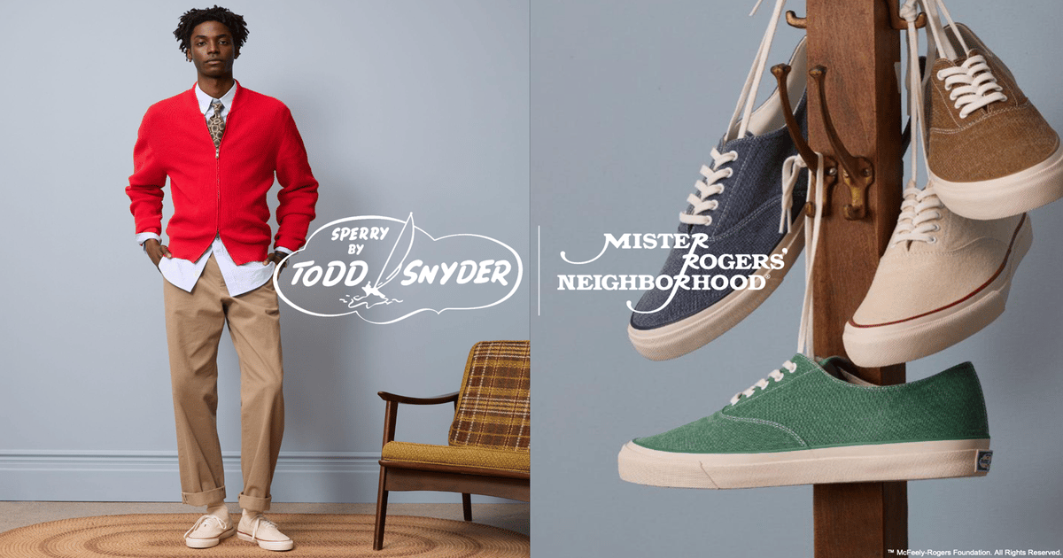Todd Snyder, Sperry Launch Mister Rogers Line