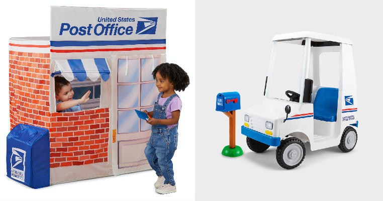 Post office toy truck hotsell