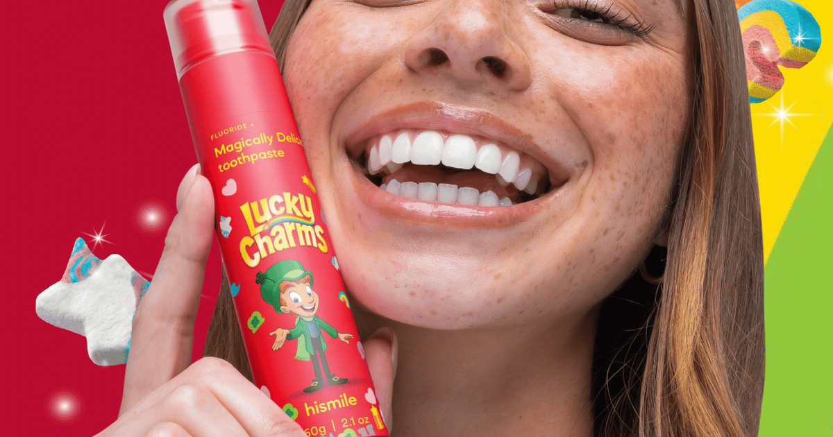 Hismile Launches Lucky Charms-Flavored Toothpaste