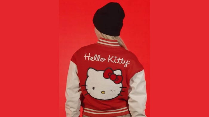 Sanrio's Hello Kitty Varsity Jacket, Bioworld