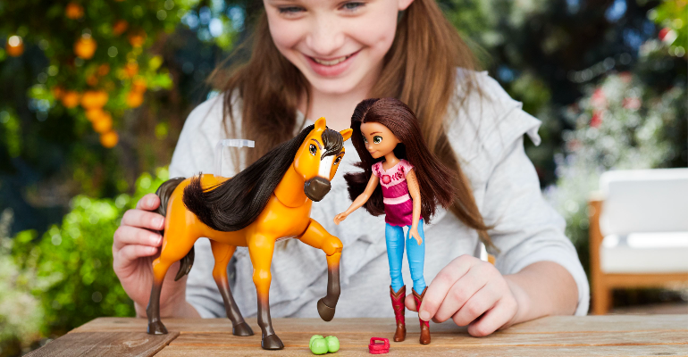 Mattel 3 Year Old Girl Spirit Horse Character Toy Set