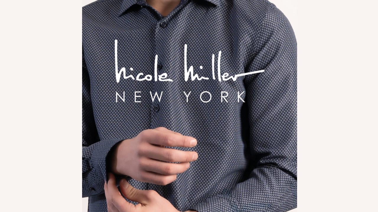 nicole miller dress shirts mens 90s Nicole Miller Air Travel Silk Shirt | S-L