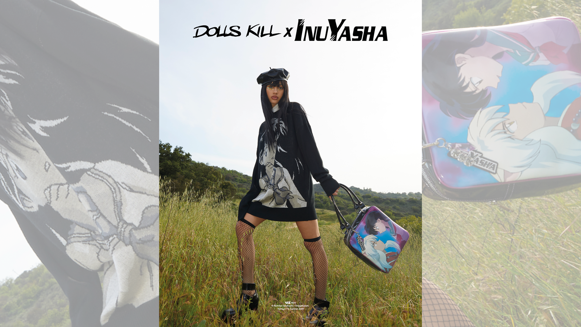 Dolls Kill x “Inuyasha” apparel line.