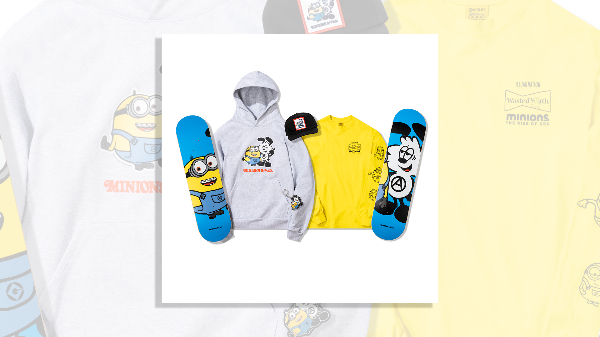 Minions and Graphic Artist, Verdy, Create Capsule Collection