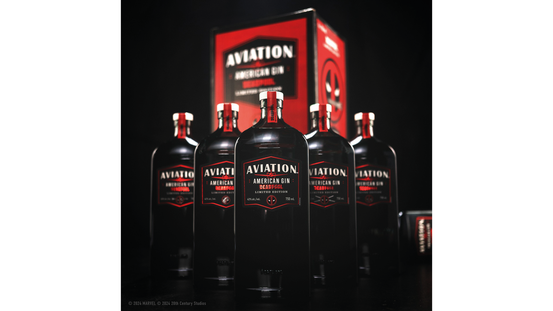 Aviation American Gin Releases Bottles Inspired by 'Deadpool
