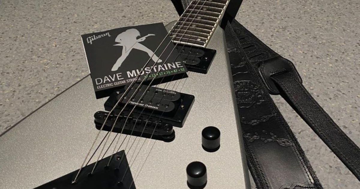 Dave mustaine new guitar company sale