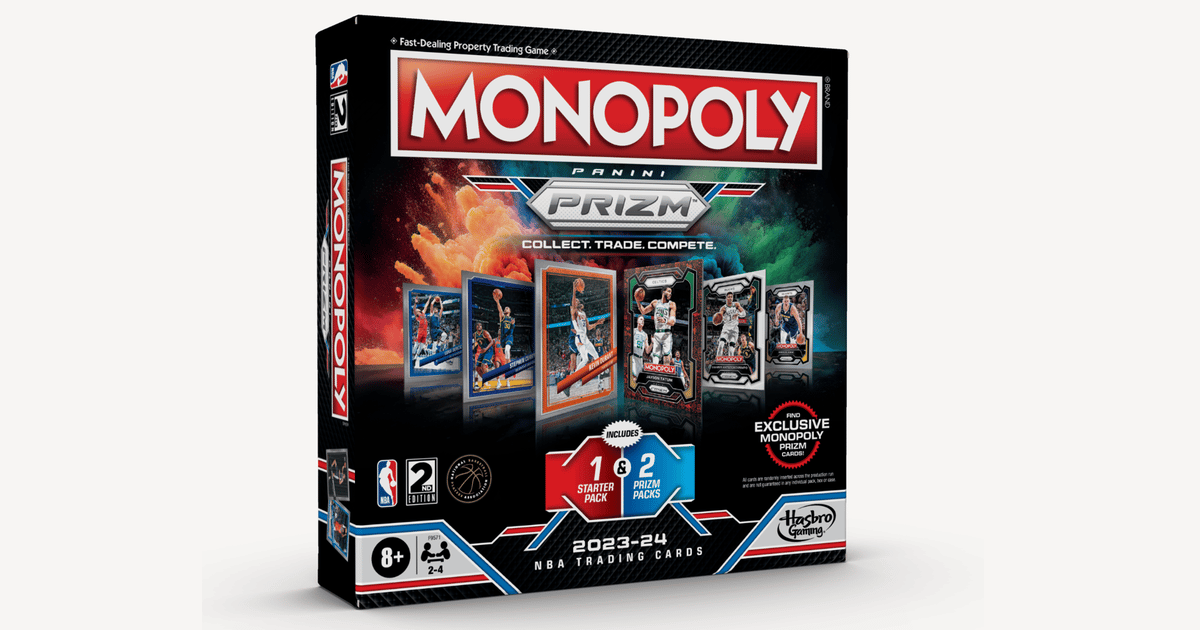 2023-24 panini monopoly prizm nba booster box 2023-24 Panini Prizm NBA Monopoly Booster Box