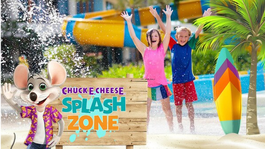 Chuck E. Cheese-themed Splash Zone