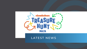 Logo for Nickelodeon Treasure Hunt Malta. 