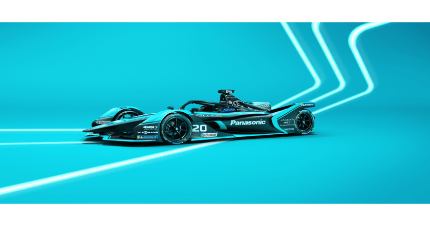 ミニカー Panasonic Jaguar Racing Formula e Gen.2 LEGO On the Course with Jaguar Set | License Global
