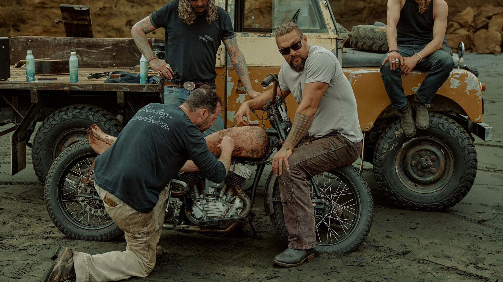 Jason momoa harley store davidson