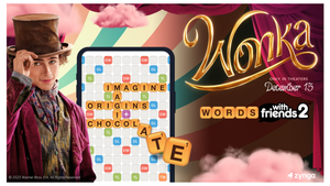 Wonka Words With Friends, Zynga, Warner Bros. Pictures