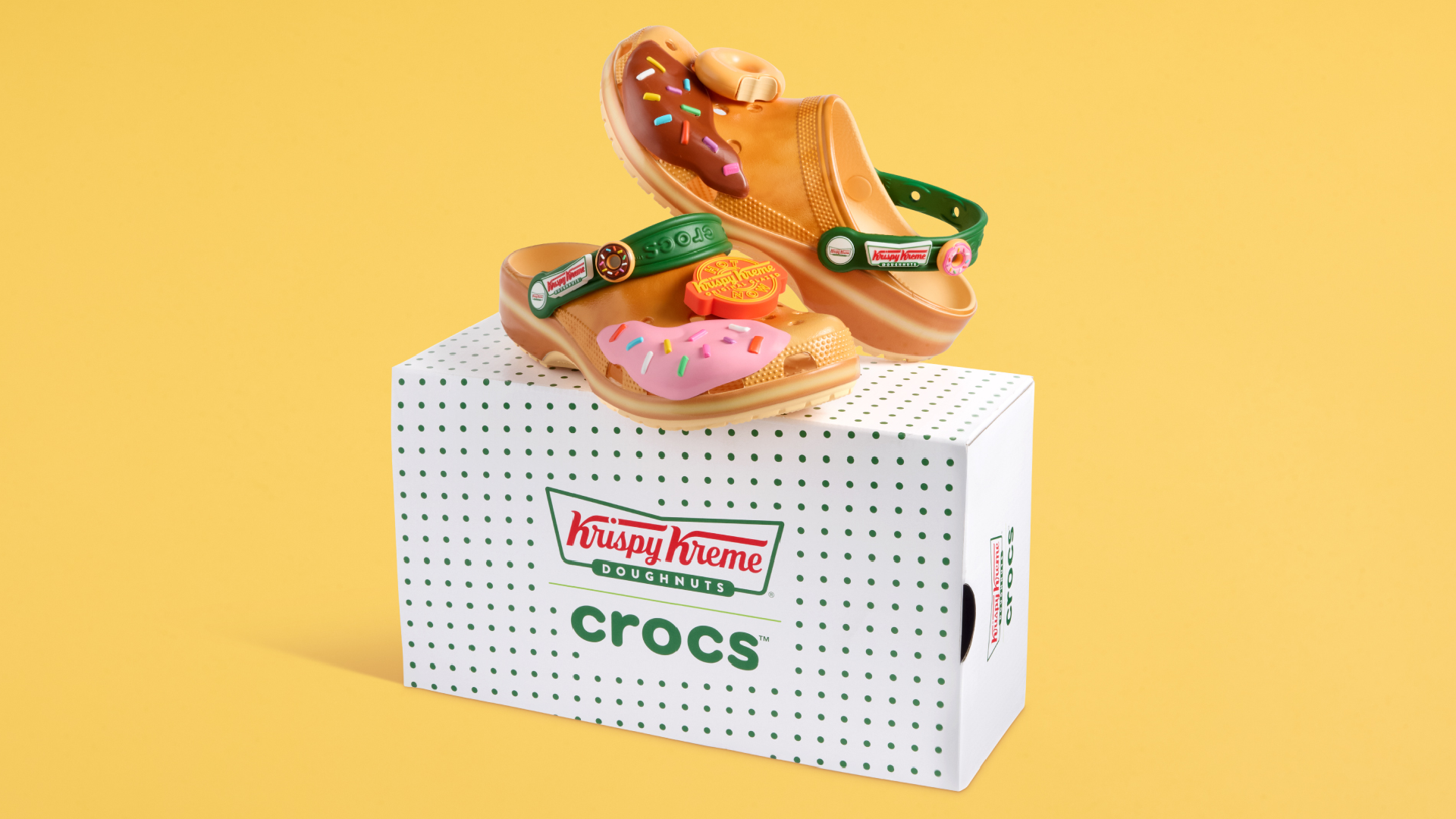Krispy Kreme and Crocs Launch Limited-Edition Doughnut-Inspired Footwear