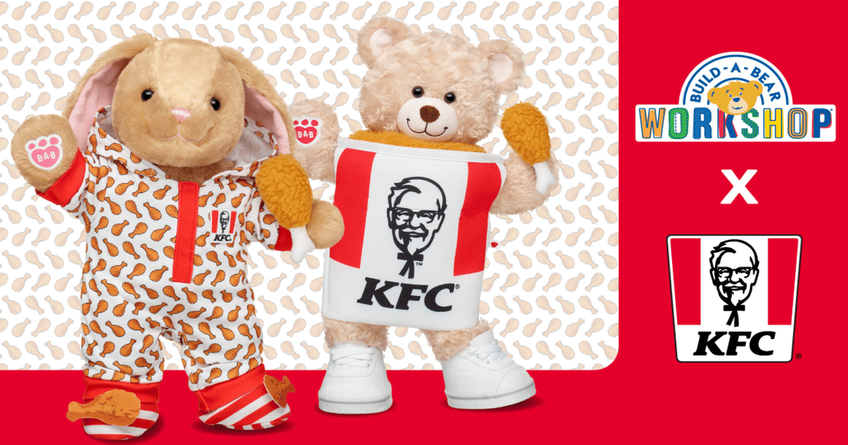 Old Kentucky BEARSぬいぐるみ Build-A-Bear, KFC Release Limited-Edition Collection