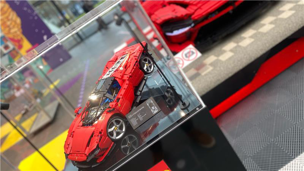 LEGO x Ferrari display at Speilwarenmesse 2025