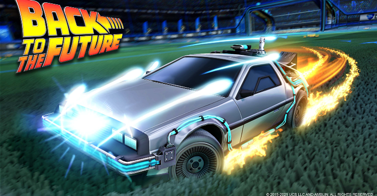 Back to the Future' Returns to Rocket League