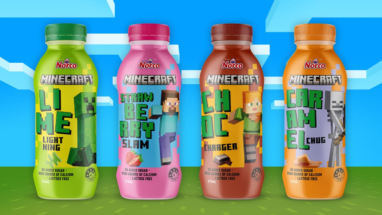 Minecraft Beverage ‘Minecraft’ Launches into the Australian Food and Beverage Category