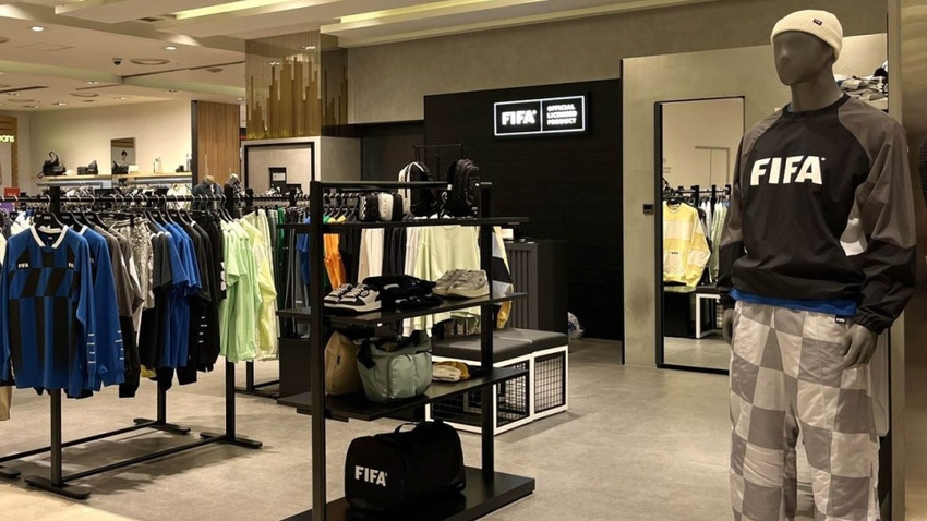 FIFA-branded clothing.