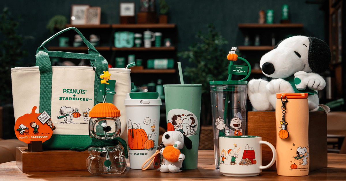 Starbucks Launches Peanuts Merchandise Line