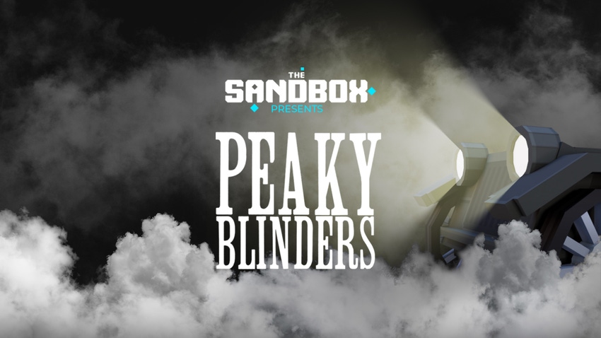 Promotional image for "Peaky Blinders" in The Sandbox. 