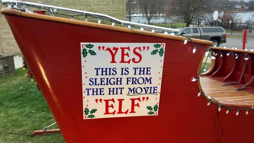 "Elf" sleigh.
