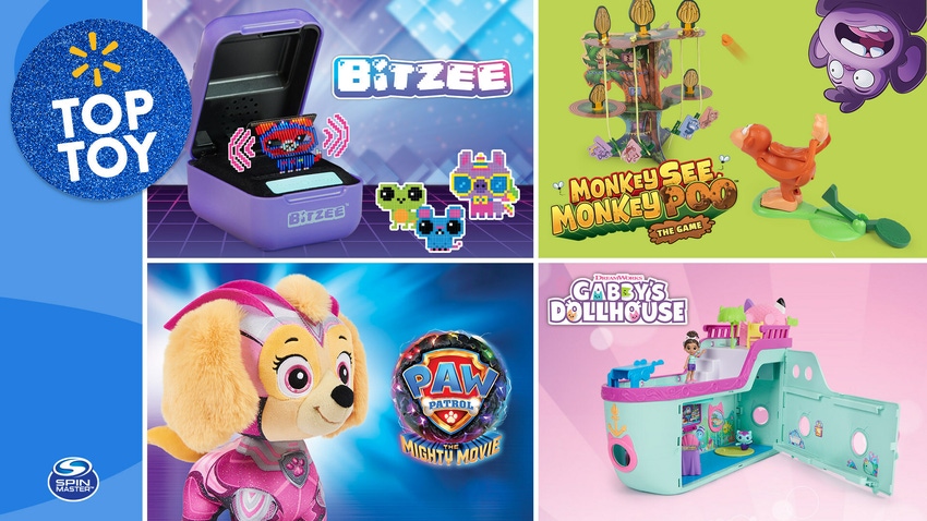 Spin Masters' four toys on Walmart’s 2023 Top Toys List