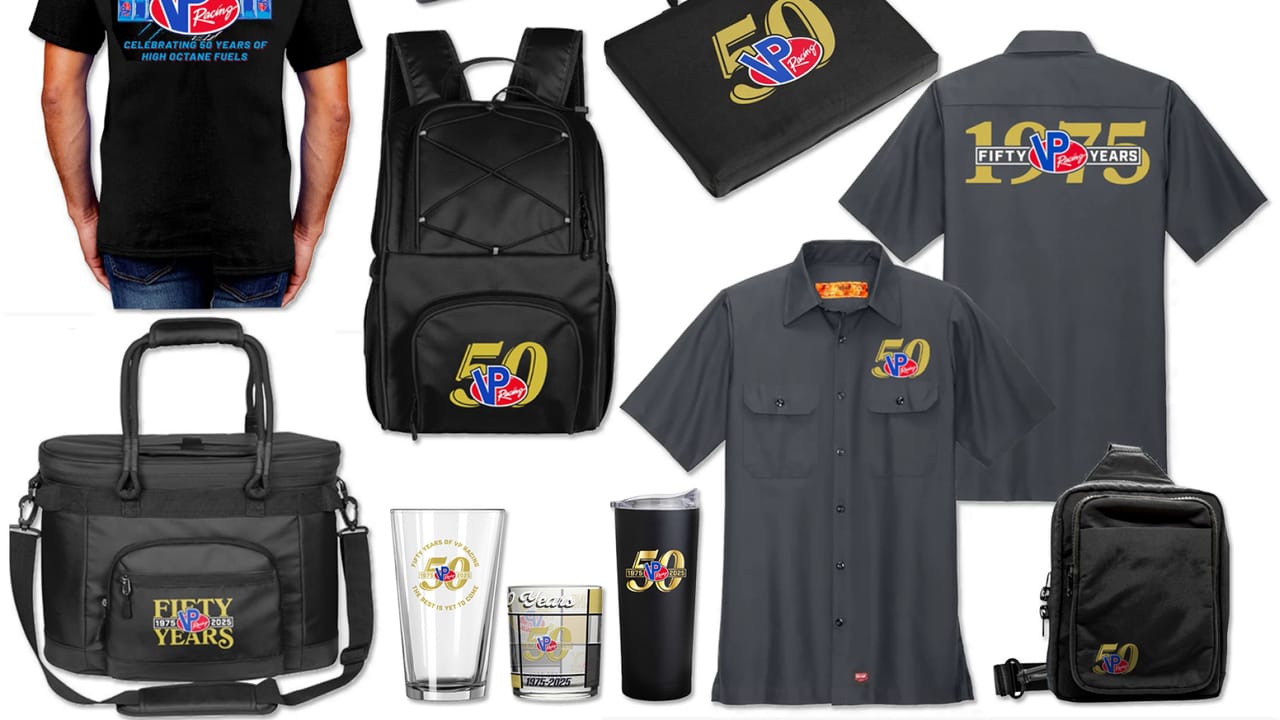 Vp Racing Merch Display VP Racing Marks 50 Years with Special Product Releases from Licensing ...