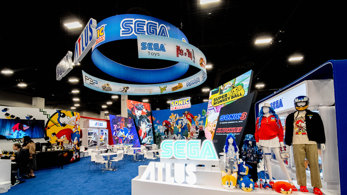 SEGA booth at Licensing Expo