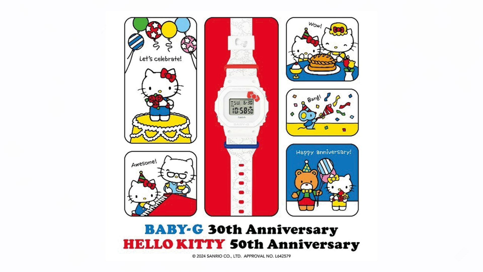 Casio baby g hello kitty sale