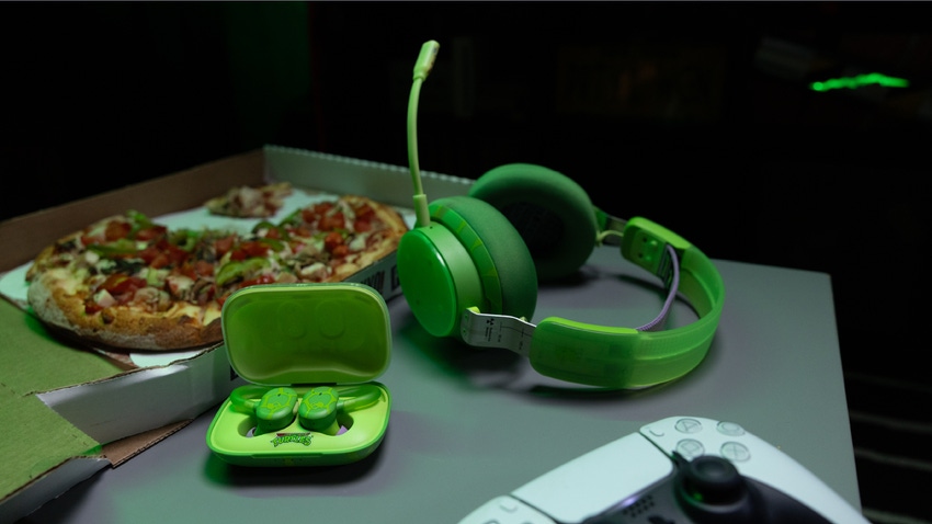 ‘Teenage Mutant Ninja Turtles’ Push Active True Wireless Earbuds and PLYR Multiplatform Wireless Gaming Headset, Skullcandy