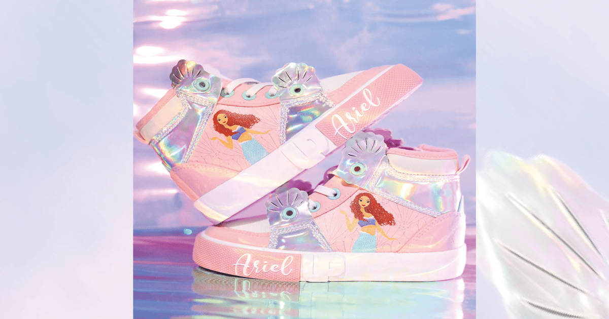 靴 mermaid Ground Up, Foot Locker Launch 'The Little Mermaid' Collab