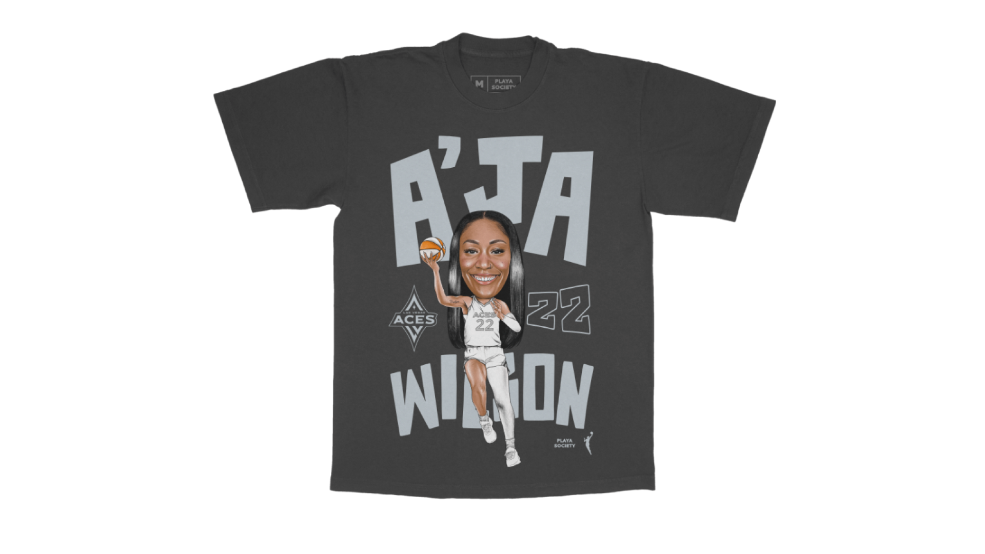 A’ja Wilson Tshirt from Playa Society