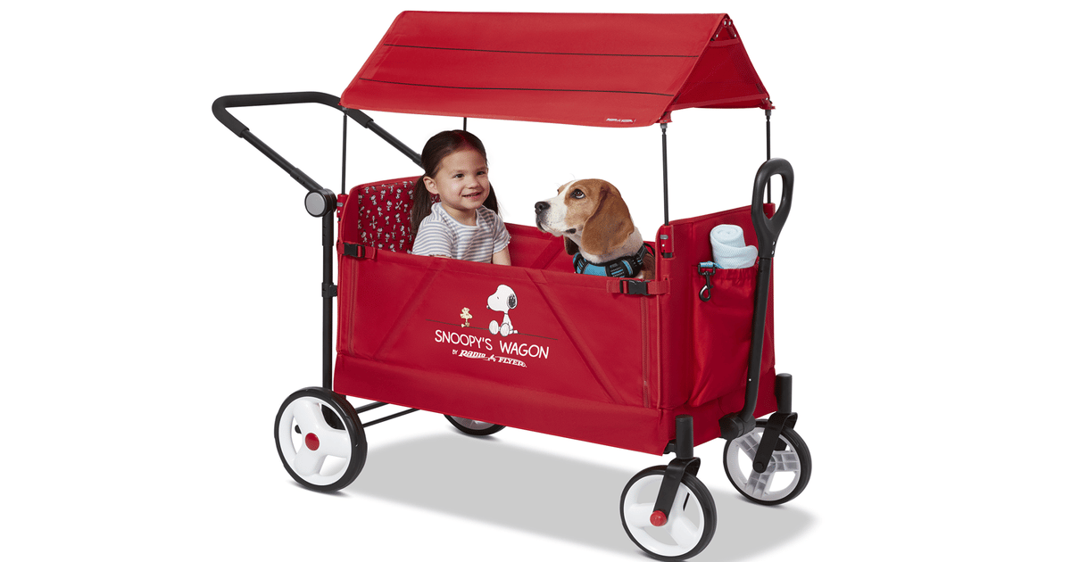 Radio Flyer Launches Snoopy-Themed Wagon for Kids and Pets