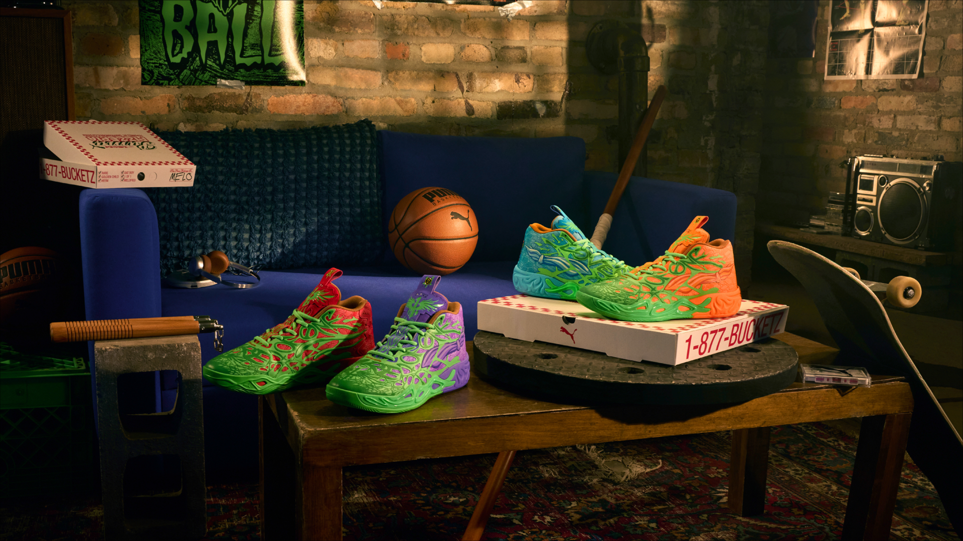 PUMA Hoops, LaMelo Ball Unveil 'TMNT' Sneakers