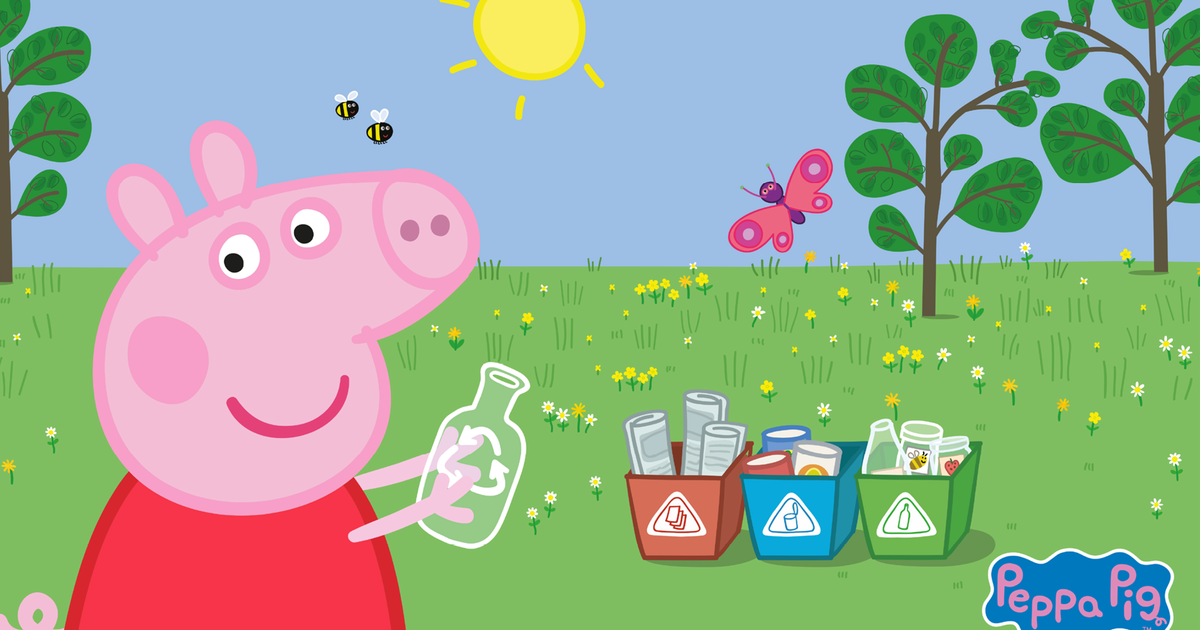 Peppa best sale pig bin