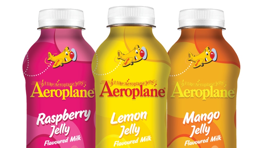 Aeroplane Jelly milk.