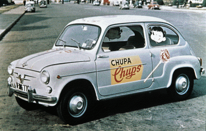 Seat car with Chupa Chups logo