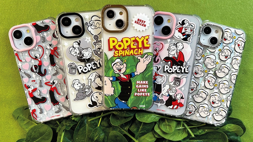 Skinnydip x Popeye phone cases