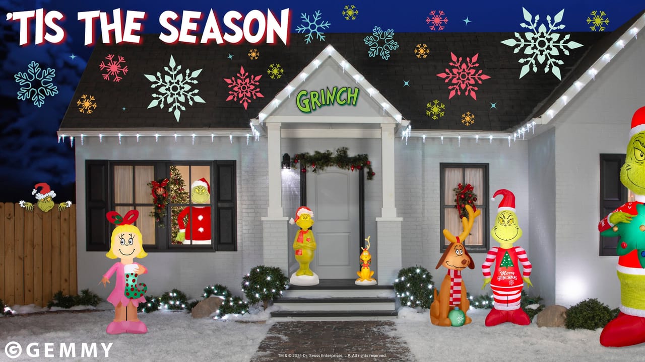 Grinch Collection Gemmy Industries Announces New Grinch Décor