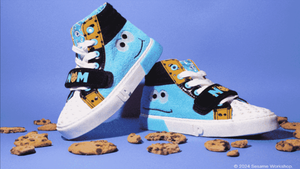 Cookie Monster Ground Up shoes.